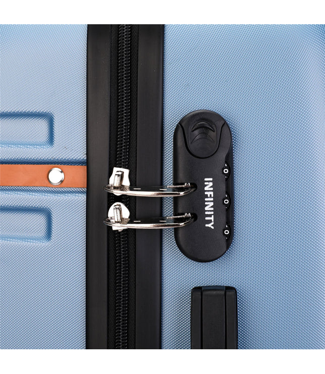 Calgary Set of 3 Hard Shell Suitcase in Blue