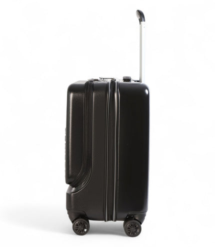 Durable EasyJet Ryanair 39 x 26 x 51.5 cm Black Front Open Cabin Luggage Travel Suitcase