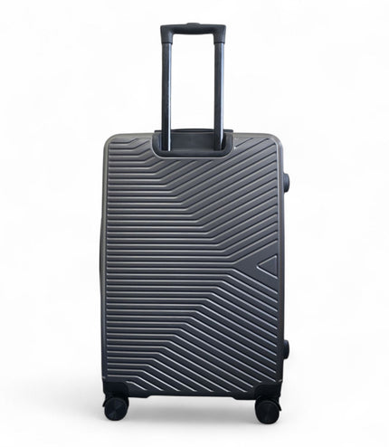 Junee Large Hard Shell Suitcase in Charcoal Grey