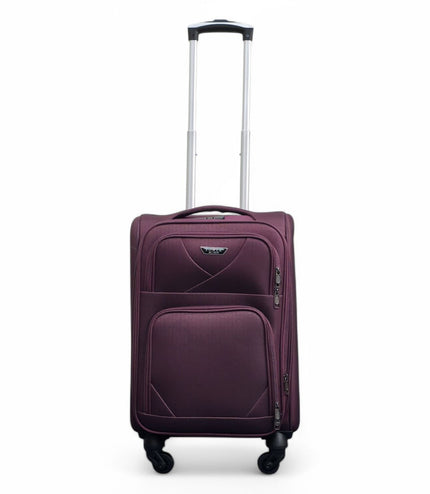 Nagoya Cabin Soft Shell Suitcase in Purple