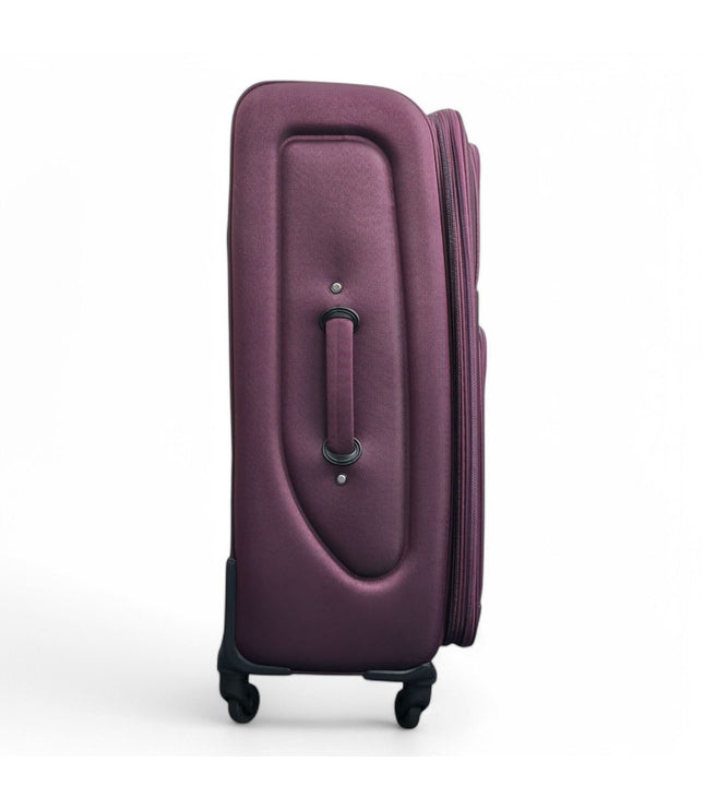 Nagoya Large Soft Shell Suitcase in Purple