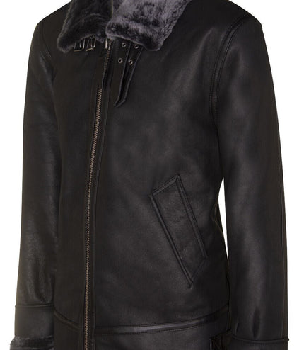 Mens B3 Aviator Flying Sheepskin Jacket-Alhambra