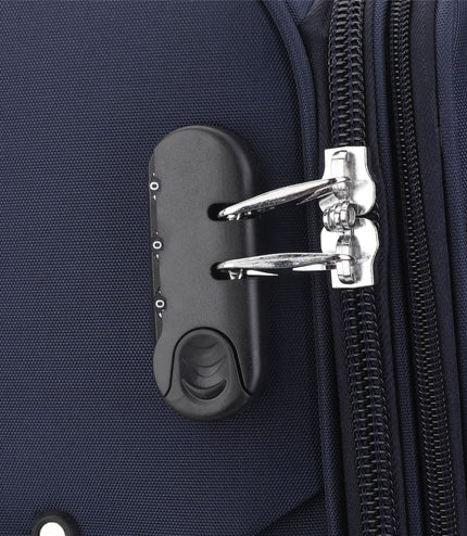 Delta Set of 3 Hard Shell Suitcase in Navy