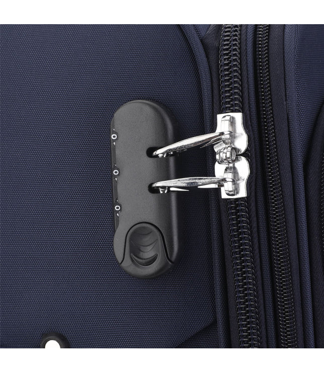 Delta Set of 3 Hard Shell Suitcase in Navy