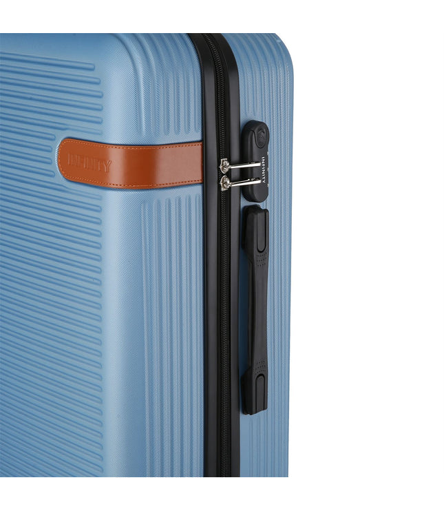 Calgary Large Hard Shell Suitcase in Blue