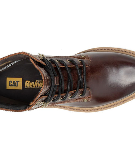 Caterpillar Colorado Grader Waterproof Brown Leather Boots