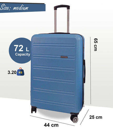 Alford Medium Hard Shell Suitcase in Blue