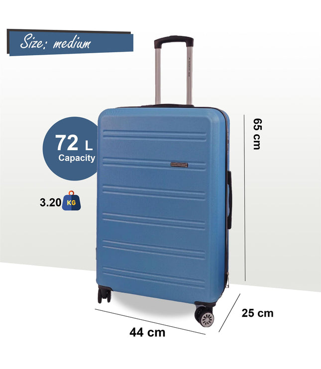 Alford Medium Hard Shell Suitcase in Blue