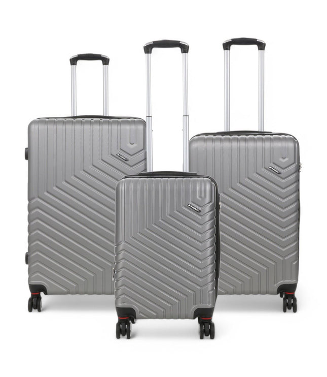 Bega Set of 3 Hard Shell Suitcase in Silver