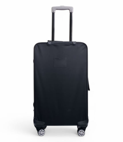 Handa Medium Soft Shell Suitcase in Black