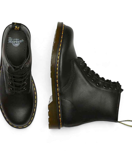 Dr Martens 1460 Black Nappa Leather 8-Eye Combat Boots - 11822002