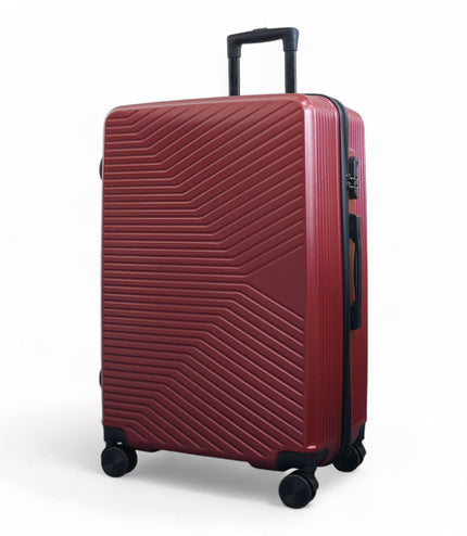 Junee Large Hard Shell Suitcase in Red