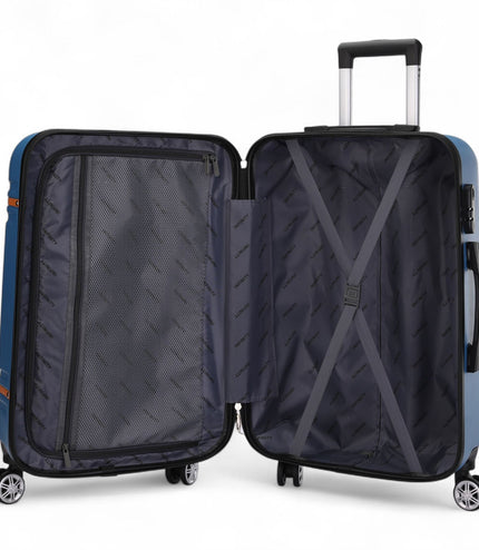 Calgary Large Hard Shell Suitcase in Blue