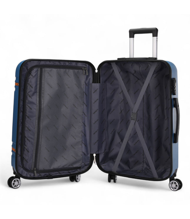 Calgary Large Hard Shell Suitcase in Blue