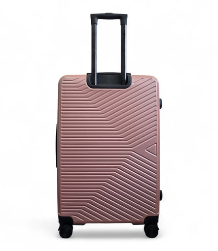 Junee Large Hard Shell Suitcase in Rose Gold