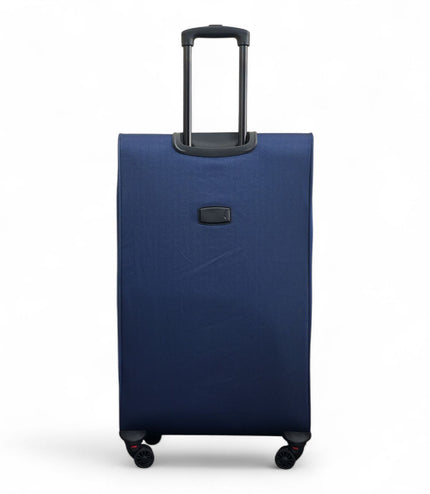Gosford Large Soft Shell Suitcase in Navy Blue