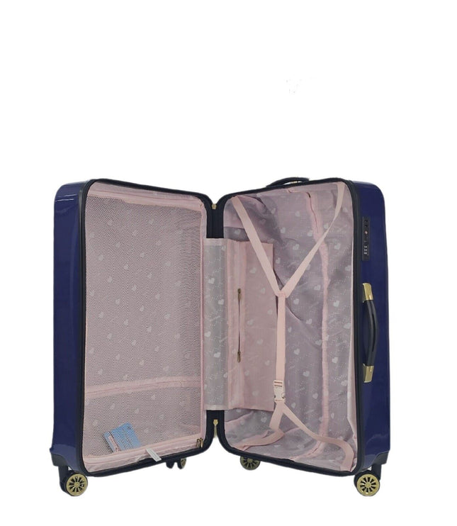 Canvey Large Hard Shell Suitcase in Blue