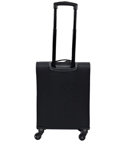 Ashford Cabin Soft Shell Suitcase in Black