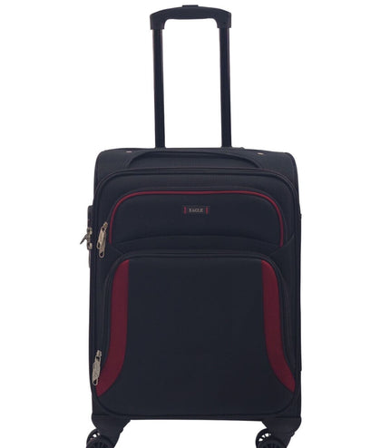 Arundel Cabin Soft Shell Suitcase in Black