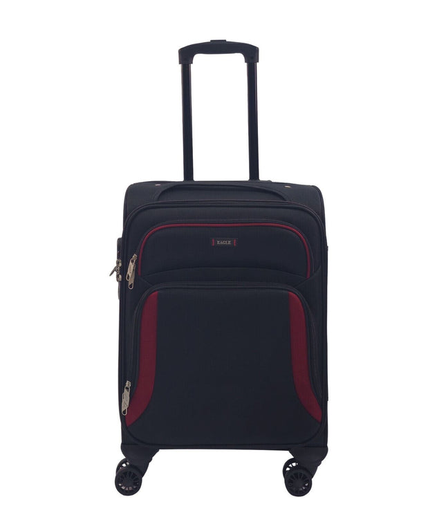 Arundel Cabin Soft Shell Suitcase in Black
