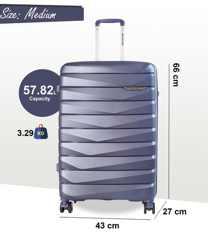 Forster Medium Hard Shell TSA Suitcase in Blue