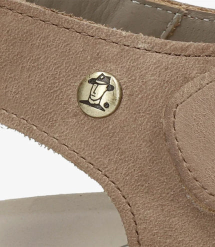 Panama Jack Men's Waterproof Taupe Leather Sandals - Stanley C8