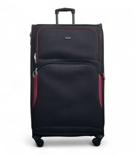 Gosford X-Large Soft Shell Suitcase in Black