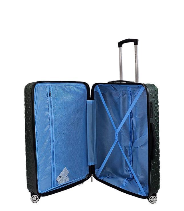 Adlington Large Hard Shell Suitcase in Green