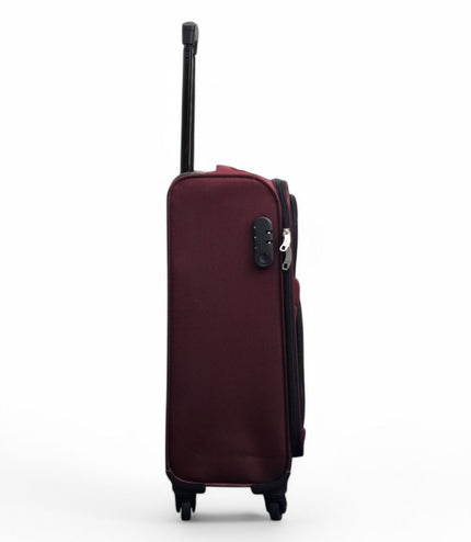Tahara Cabin Soft Shell Suitcase in Wine