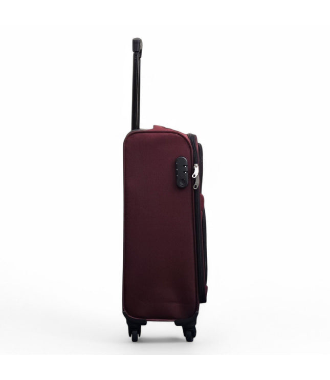 Tahara Cabin Soft Shell Suitcase in Wine
