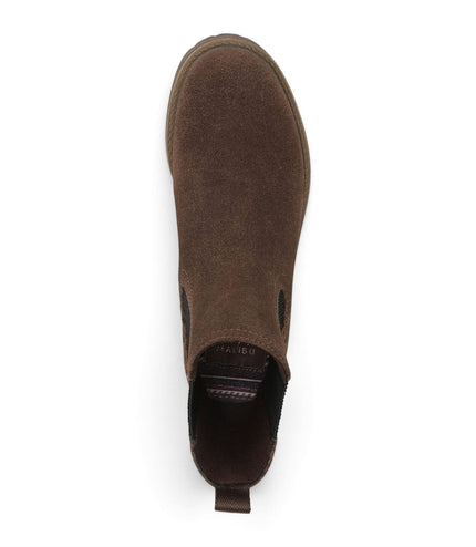 Blowfish Malibu Women's Brown Leopard Faux Suede Chelsea Boots - Alfie