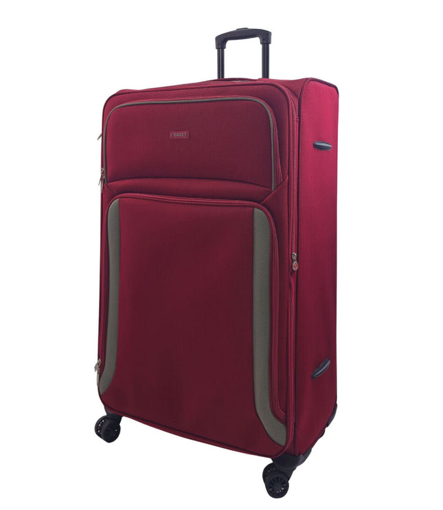 Arundel Extra Large Soft Shell Suitcase in Burgundy