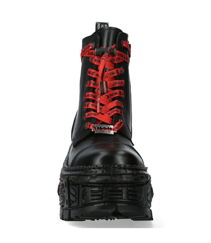 New Rock Punk Platform Leather Boots-WALL126CCt-C1