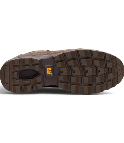 Caterpillar (CAT) Men's Dark Brown Leather Water-Resistant Hiking Shoes - Pursue Hiker Lo