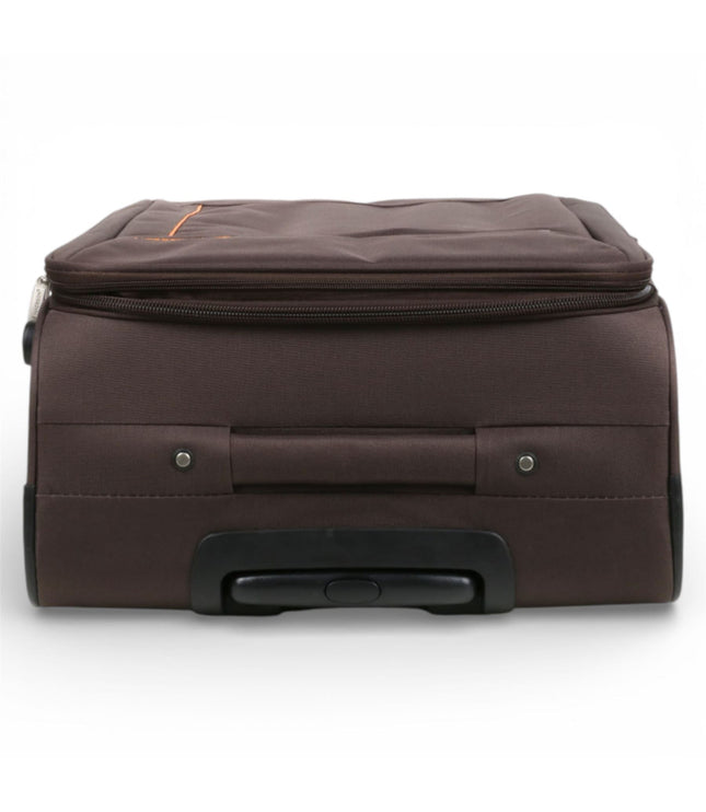 Carrollton Set of 3 Soft Shell Suitcase in Brown