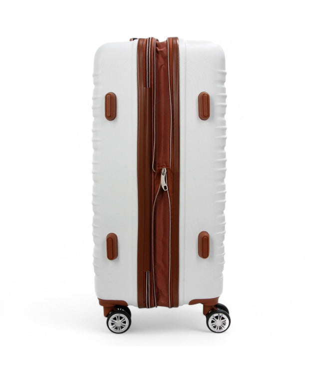 Armidale Medium Hard Shell Suitcase in Cream