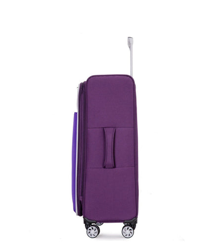 Beverley Large Soft Shell Suitcase in Purple