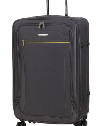 Cinderford Medium Soft Shell Suitcase in Grey