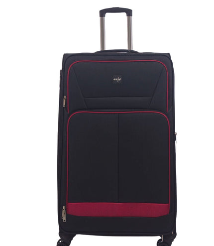 Andover Large Soft Shell Suitcase in Black