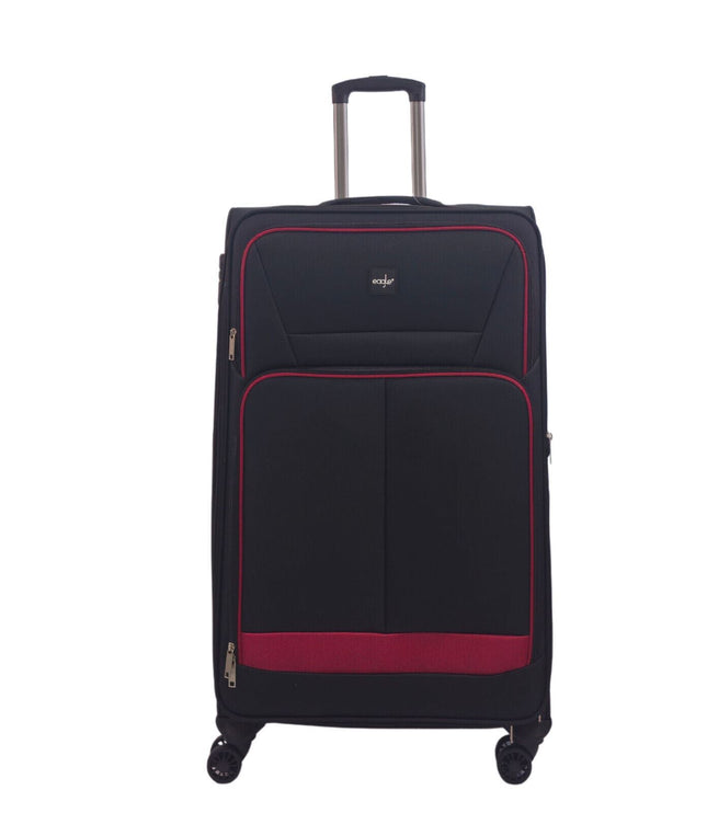 Andover Large Soft Shell Suitcase in Black