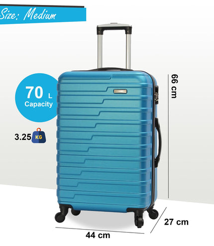 Croydon Medium Hard Shell Suitcase in Blue