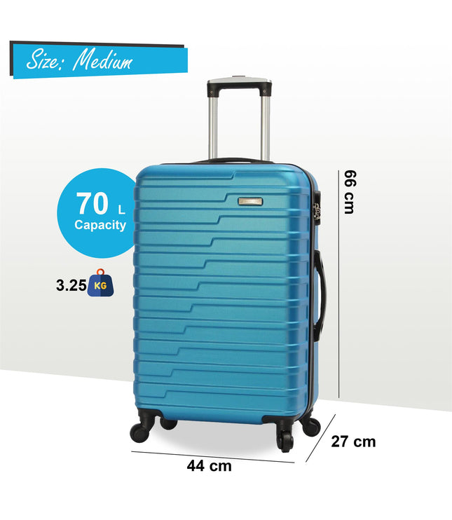 Croydon Medium Hard Shell Suitcase in Blue