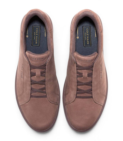 Cole Haan Men's GrandPro Luxe Mile Trainer Brown Nubuck Sneakers - C44437