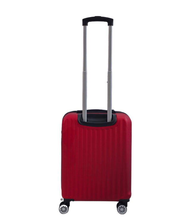 Alsager Cabin Hard Shell Suitcase in Burgundy