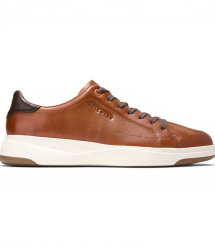 Cole Haan Men's GrandPro Luxe Mile Trainer Brown Leather Sneakers - C42753