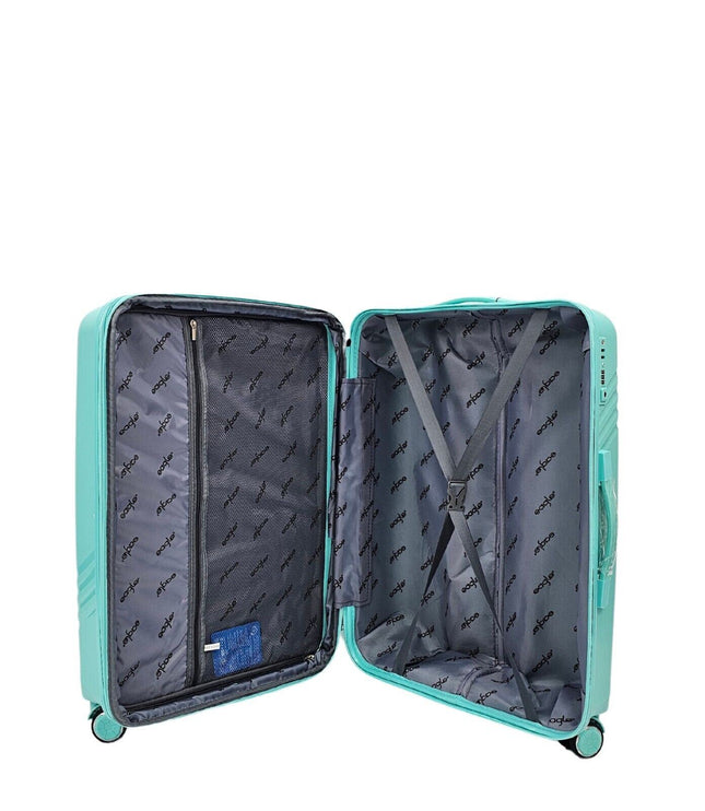 Camborne Medium Hard Shell Suitcase in Teal