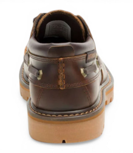 CAT (Caterpillar) Mens Tan Brown Leather Low-Cut Boots - Colorado Boat Lo