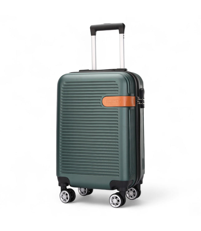 Calgary Cabin Hard Shell Suitcase in Emerald Green