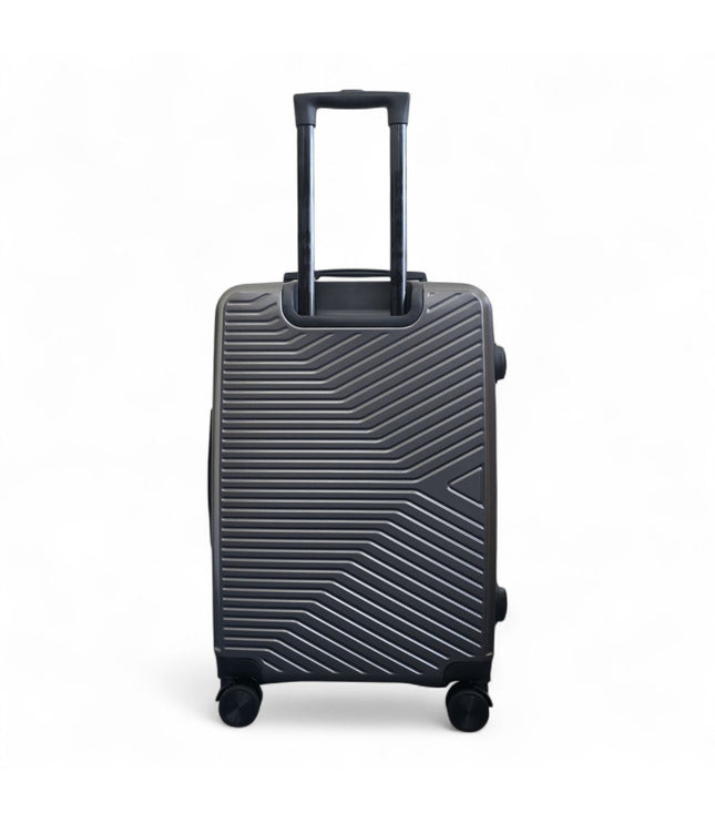 Junee Medium Hard Shell Suitcase in Charcoal Grey