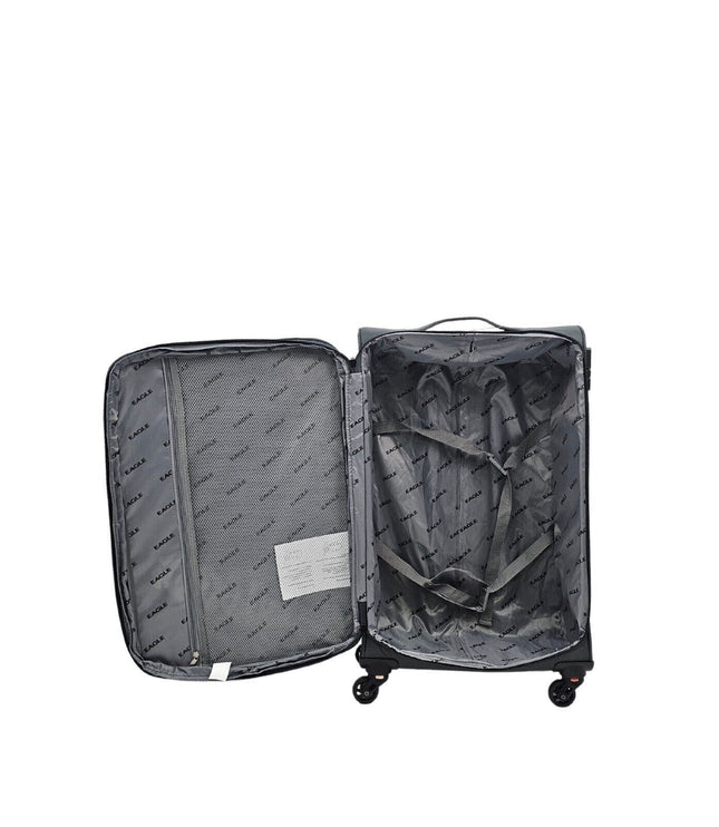 Ashford Extra Large Soft Shell Suitcase in Grey